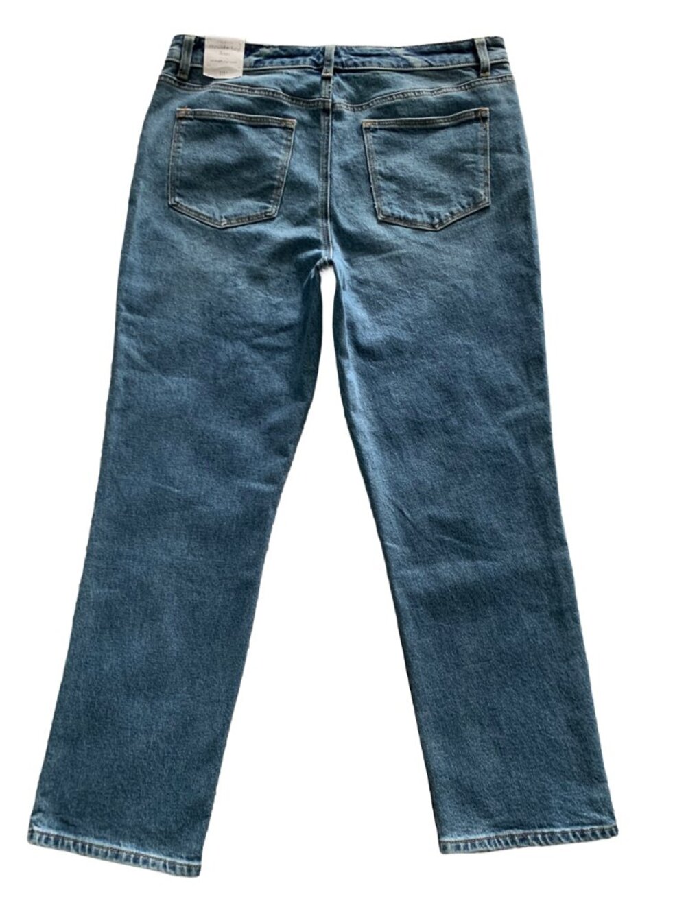 NWT TALBOTS Ivy Embroidery Wash Straight Leg Jeans Sz 12 Petite - Picture 7 of 8